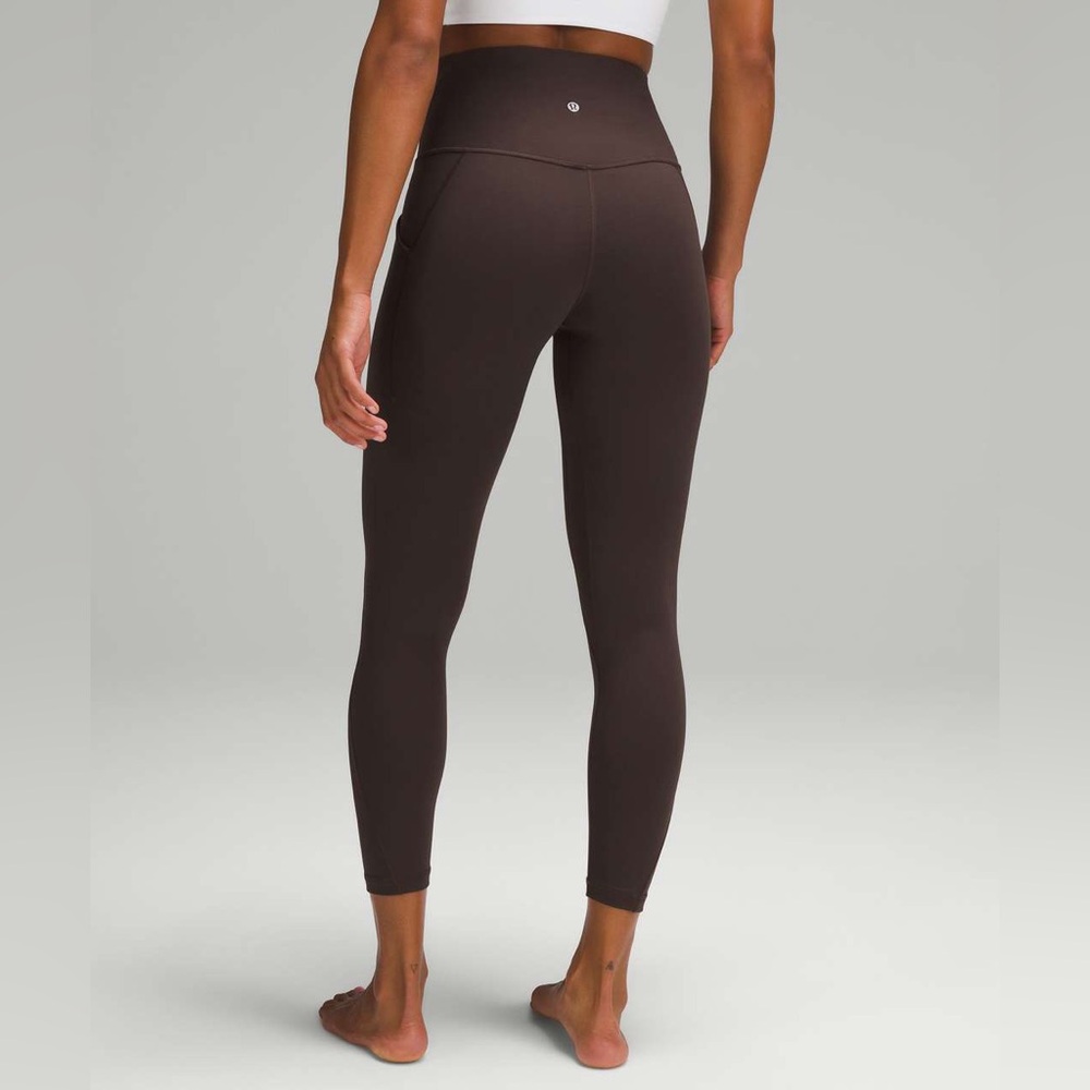 lululemon athletica Brown High-Rise Pocket Leggings